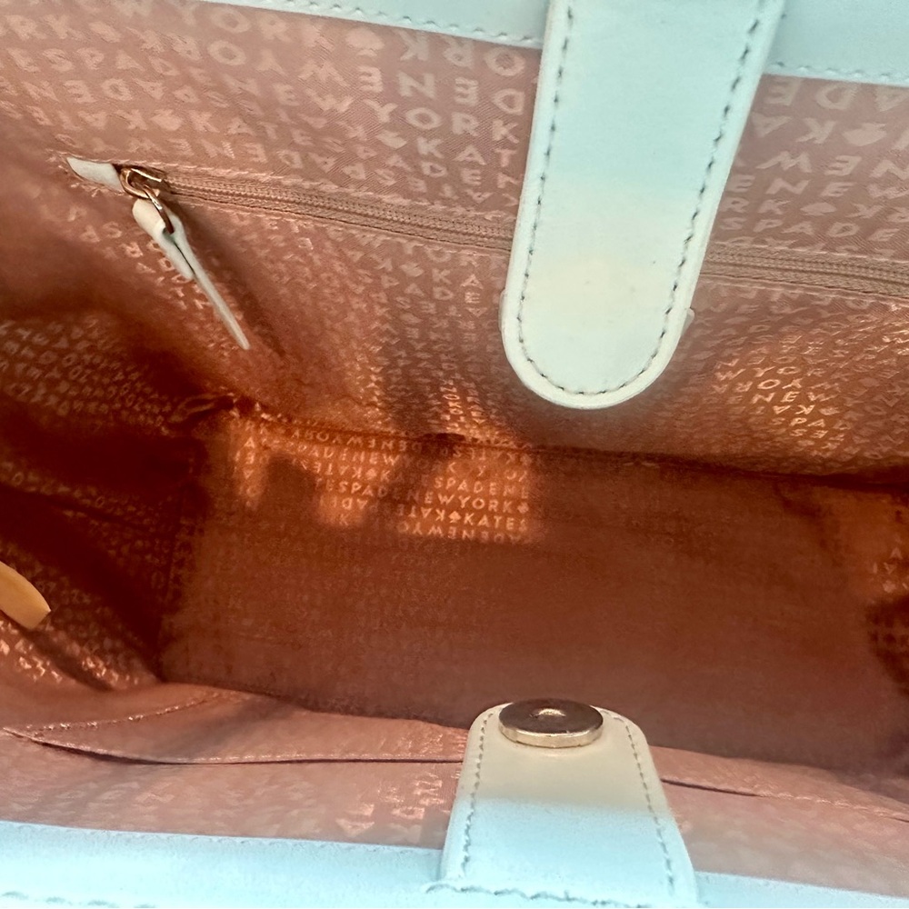 Kate Spade Cactus tote bag - light green leather - Picture 10 of 12